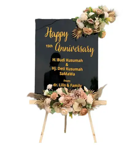 Papan Bunga Akrilik Pulongrambe