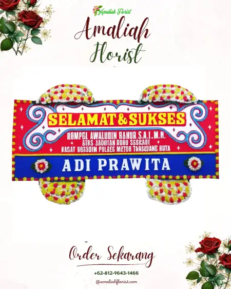 Papan Bunga Ucapan Selamat Pulongrambe